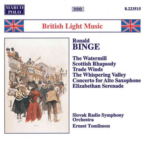 Ronald Binge (1910-1979): Konzert f.Altsaxophon, CD