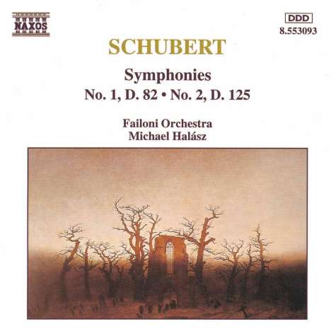 Franz Schubert (1797-1828): Symphonien Nr.1 &amp; 2, CD