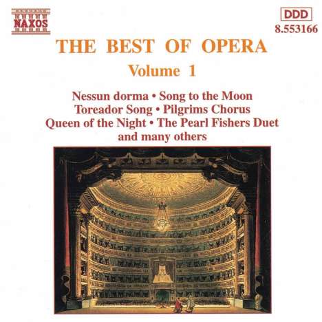 Best of Opera Vol.1, CD