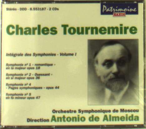 Charles Tournemire (1870-1939): Symphonien Nr.1, 2, 4, 5, CD