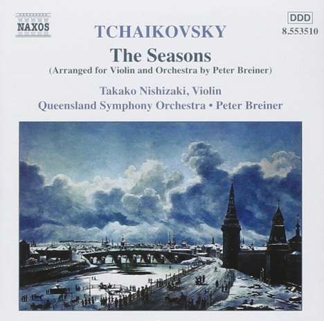 Peter Iljitsch Tschaikowsky (1840-1893): Die Jahreszeiten op.37b (Orchesterfassung), CD