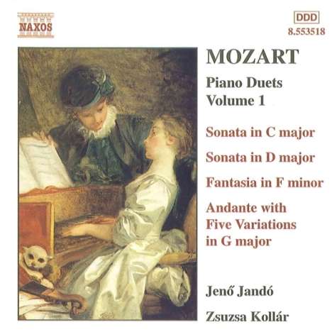 Wolfgang Amadeus Mozart (1756-1791): Klavierwerke zu vier Händen Vol.1, CD