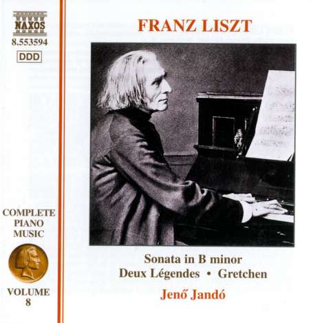 Franz Liszt (1811-1886): Klavierwerke Vol.8, CD