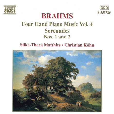 Johannes Brahms (1833-1897): Klaviermusik zu 4 Händen Vol.4, CD