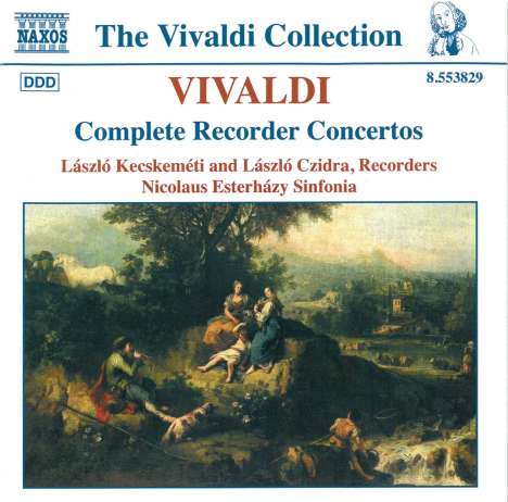 Antonio Vivaldi (1678-1741): Flötenkonzerte RV 441-445, CD