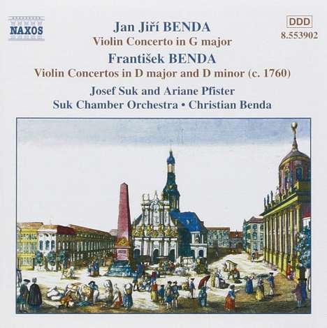 Frantisek Benda (1709-1786): Violinkonzerte D-Dur &amp; d-moll, CD