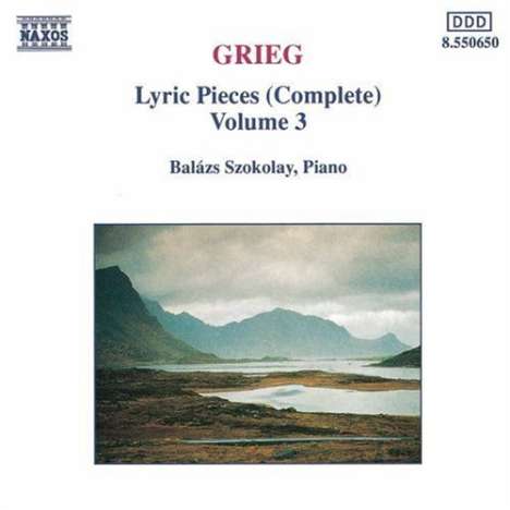 Edvard Grieg (1843-1907): Lyric Pieces - Vol.3, CD