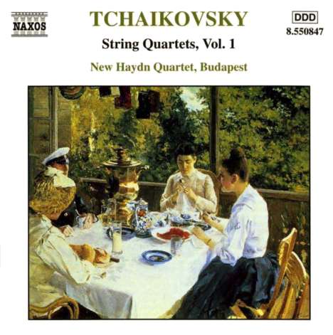 Peter Iljitsch Tschaikowsky (1840-1893): Die Streichquartette Vol.1, CD