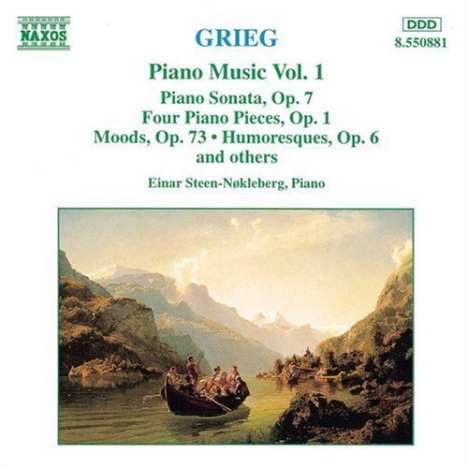Edvard Grieg (1843-1907): Klavierwerke Vol.1, CD