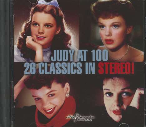 Judy Garland: At 100: 26 Classics In Stereo, CD