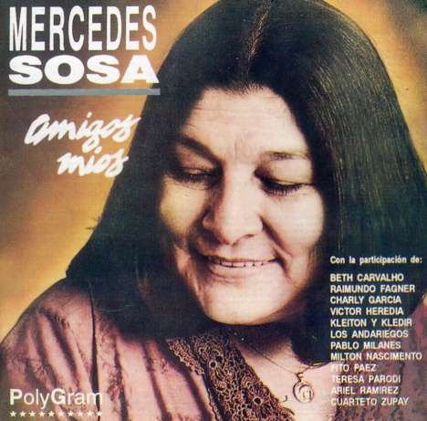 Mercedes Sosa: Amigos Mios, CD