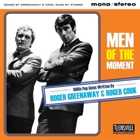 Men Of The Moment: 1960s Pop Gems Written By Roger Greenaway &amp; Roger Cook, CD