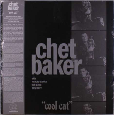 Chet Baker (1929-1988): Cool Cat (Reissue) (180g) (Limited Edition) (Clear Vinyl), LP