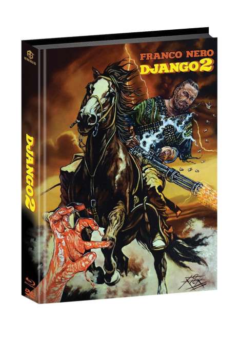 Django 2 (Blu-ray &amp; DVD im wattierten Mediabook), 1 Blu-ray Disc und 1 DVD