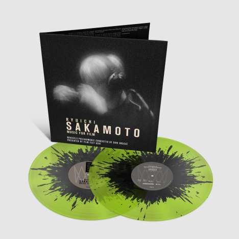 Ryuichi Sakamoto (1952-2023): Filmmusik: Music For Film (Limited Edition) (Transparent Lime Green &amp; Black Splatter Vinyl), 2 LPs