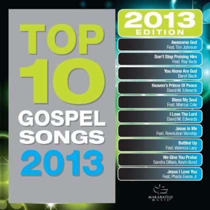 Top 10 Gospel Songs 2013, CD