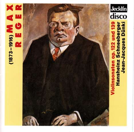 Max Reger (1873-1916): Sonaten für Violine &amp; Klav.opp.122 &amp; 139, CD