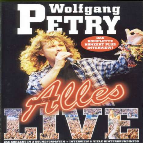 Wolfgang Petry: Alles - Das komplette Konzert + Interviews, DVD