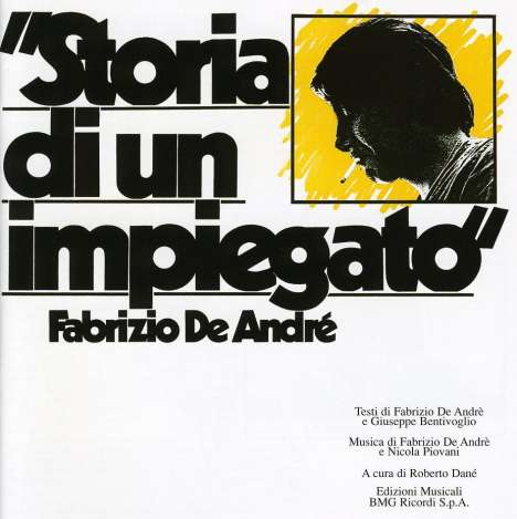 Fabrizio De André: Storia Di Un Impiegato, CD
