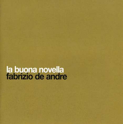 Fabrizio De André: La Buona Novella, CD