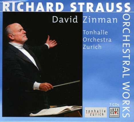 Richard Strauss (1864-1949): David Zinman dirigiert die Orchesterwerke von Richard Strauss, 7 CDs