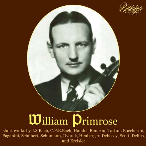 William Primrose - Short Pieces, CD