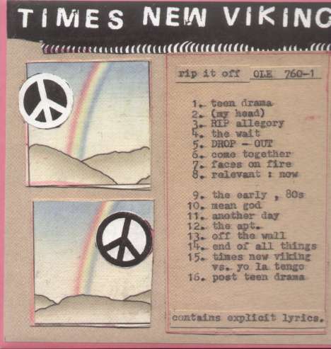 Times New Viking: Rip It Off (180g), LP