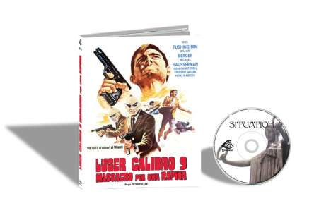 Luger Calibro 9: Massacro per una Rapina (Blu-ray im Mediabook), Blu-ray Disc