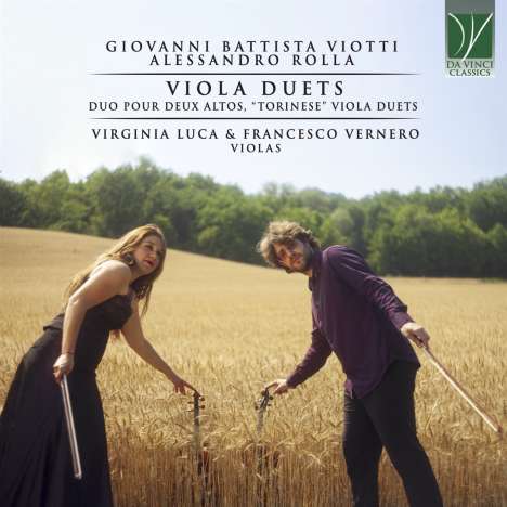 Alessandro Rolla (1757-1841): Duette Nr.1-6 für 2 Violen "Torinese Viola Duettos", CD
