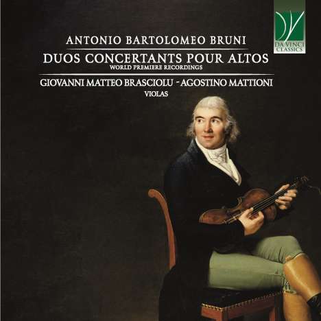Antonio Bartolomeo Bruni (1757-1821): Duo Concertanti Nr.1-6 für 2 Violen, CD