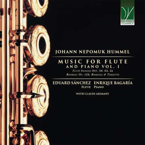 Johann Nepomuk Hummel (1778-1837): Werke für Flöte &amp; Klavier Vol.1, CD
