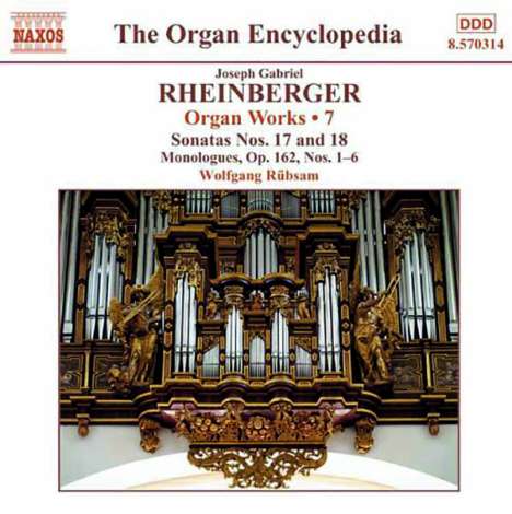 Josef Rheinberger (1839-1901): Sämtliche Orgelwerke Vol.7, CD