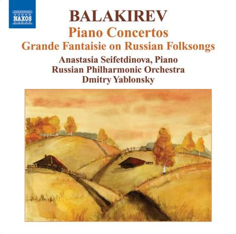 Mily Balakireff (1837-1910): Klavierkonzerte Nr.1 &amp; 2, CD
