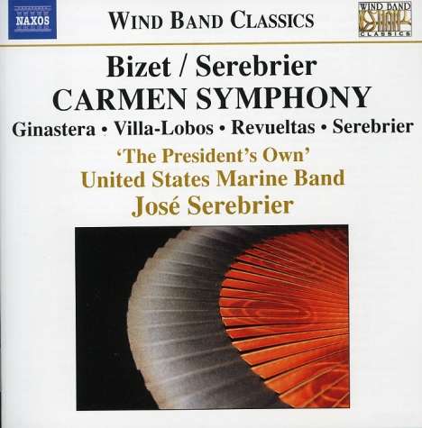 Jose Serebrier (geb. 1938): Carmen Symphony nach Bizet (für Blasorchester), CD