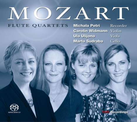 Wolfgang Amadeus Mozart (1756-1791): Flötenquartette Nr.1-4, Super Audio CD