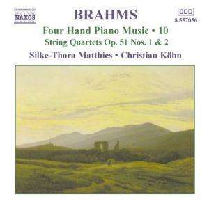 Johannes Brahms (1833-1897): Klaviermusik zu 4 Händen Vol.10, CD