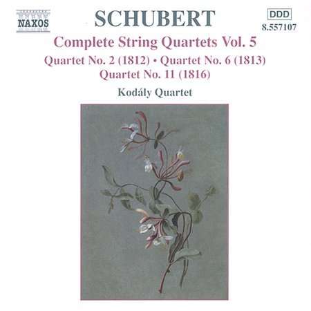 Franz Schubert (1797-1828): Streichquartette Nr.2,6,11, CD