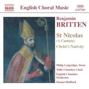 Benjamin Britten (1913-1976): St.Nicolas-Cantata op.42, CD