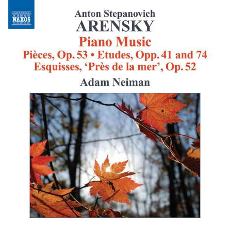Anton Arensky (1861-1906): Klavierwerke, CD