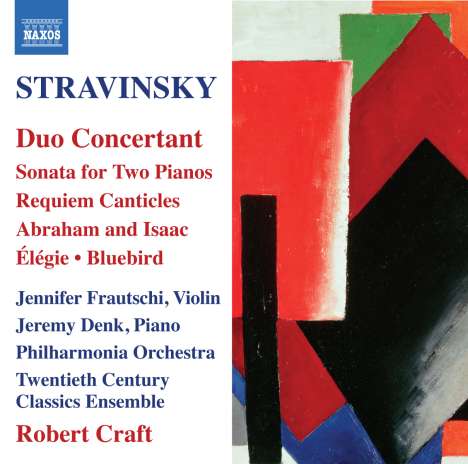 Igor Strawinsky (1882-1971): Duo Concertant für Violine &amp; Klavier, CD