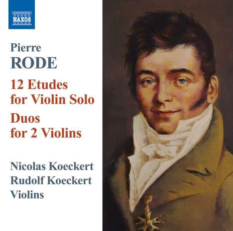 Pierre Rode (1774-1830): Etüden Nr.1-12 für Violine solo, CD