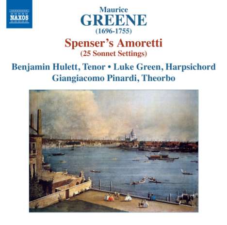 Maurice Greene (1696-1755): Spencer's Amoretti - 25 Sonnet Settings, CD