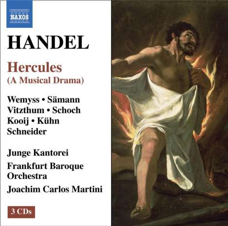 Georg Friedrich Händel (1685-1759): Hercules, 3 CDs