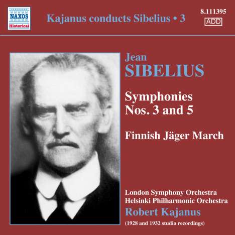 Kajanus conducts Sibelius Vol.3, CD
