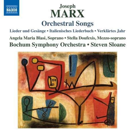 Joseph Marx (1882-1964): Orchesterlieder, CD