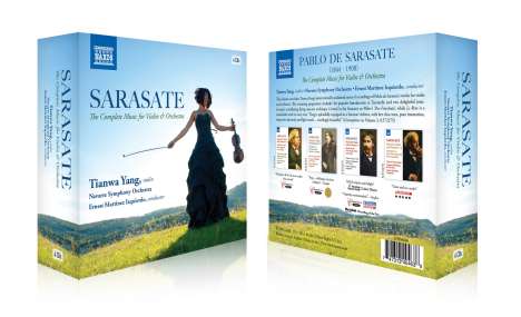 Pablo de Sarasate (1844-1908): Sämtliche Werke für Violine &amp; Orchester, 4 CDs