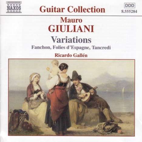 Mauro Giuliani (1781-1829): Variationen für Gitarre, CD
