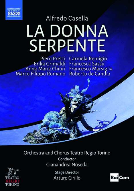 Alfredo Casella (1883-1947): La Donna Serpente, DVD