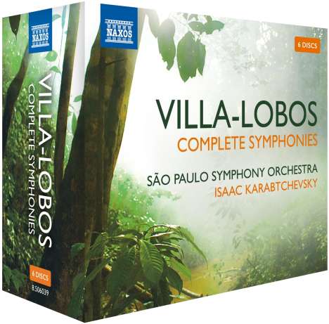 Heitor Villa-Lobos (1887-1959): Symphonien Nr.1-4,6-12, 6 CDs