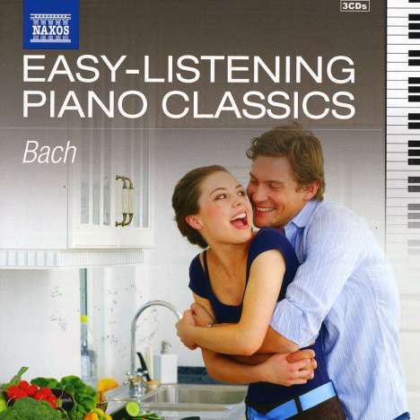 Easy Listening Piano Classics - Bach (Naxos-Sampler), 3 CDs